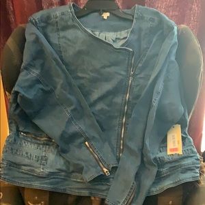 Reba woman 3X denim jacket